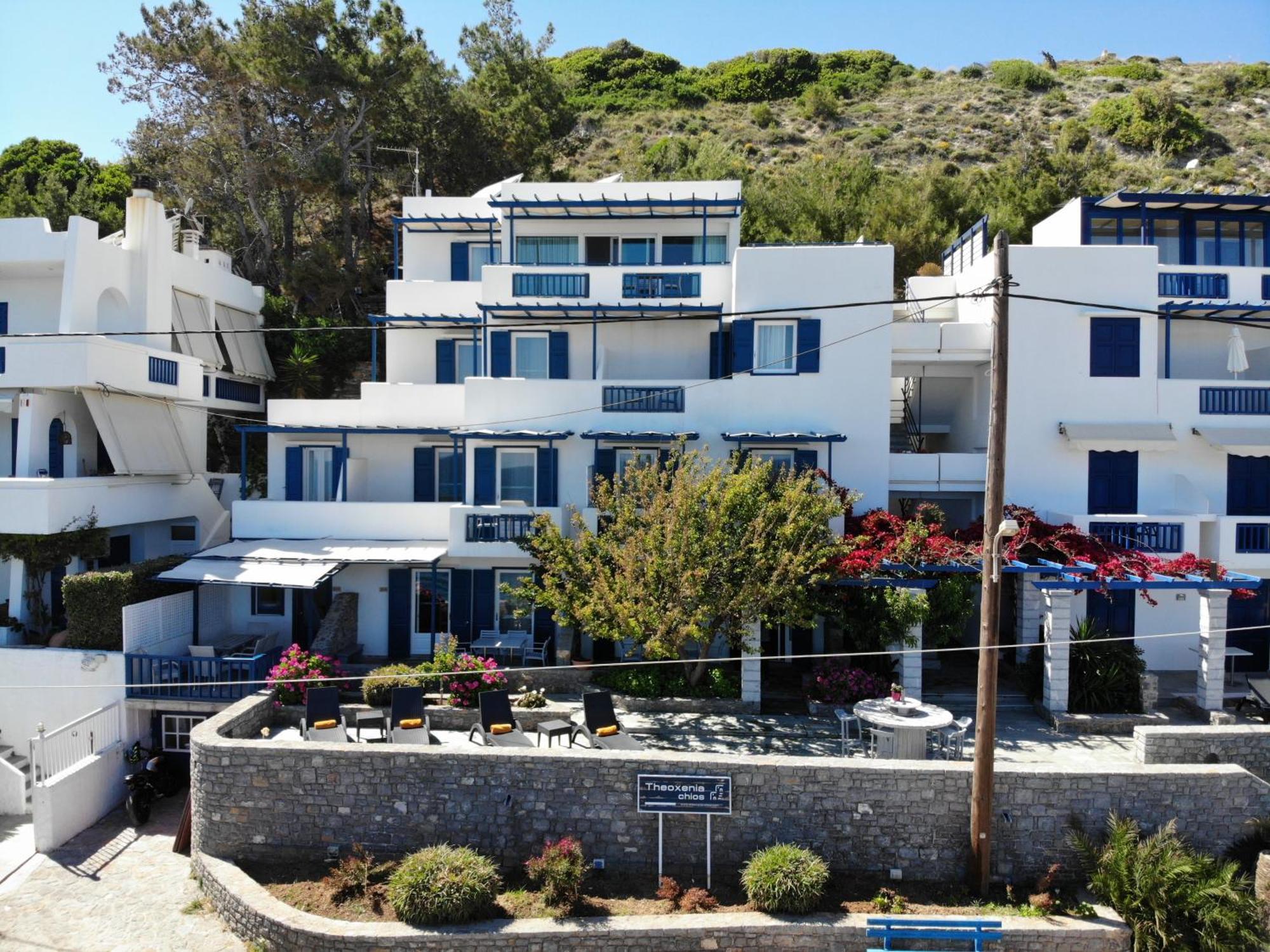 Theoxenia Chios Apartments Paralia Agias Foteinis Buitenkant foto
